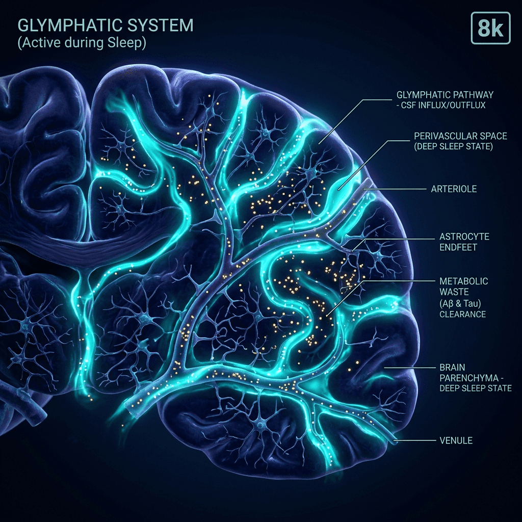 Glymphatic System Detox: How Sleep Position and Brain Temperature Clear Waste During Sleep