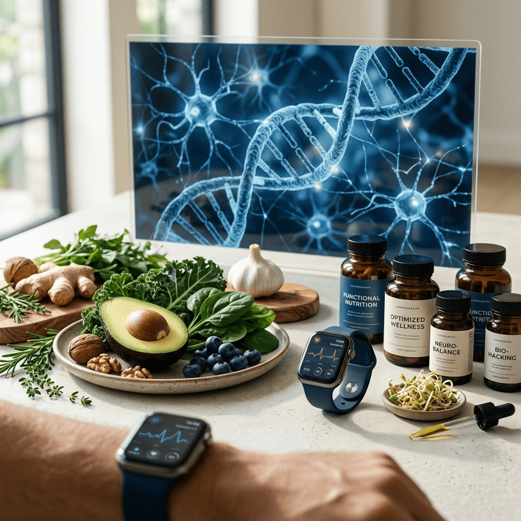 Biohacking Hero Illustration