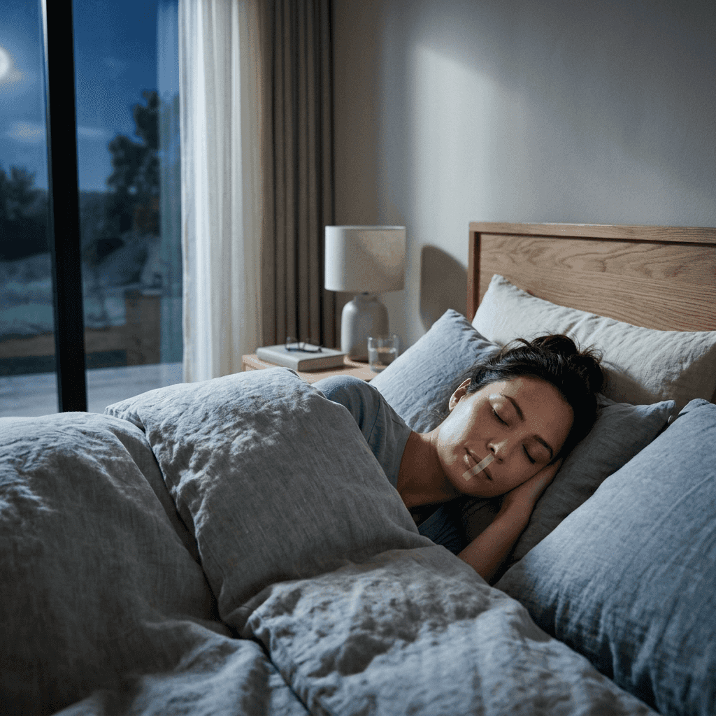 Mouth Taping for Sleep: The Guide to Nasal Breathing and Nighttime Oxygenation