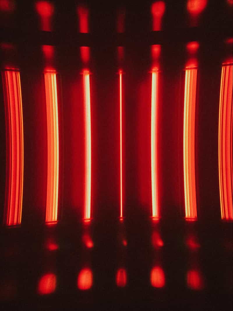 Red light therapy illustration