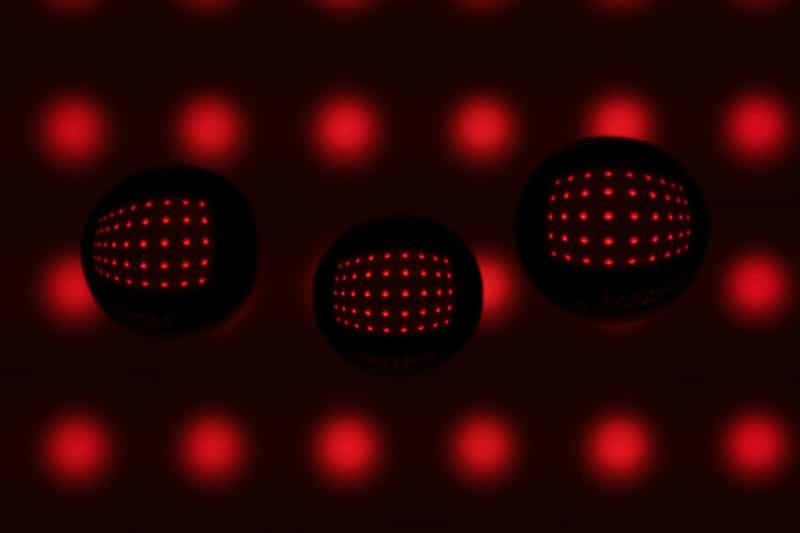 Red light therapy illustration